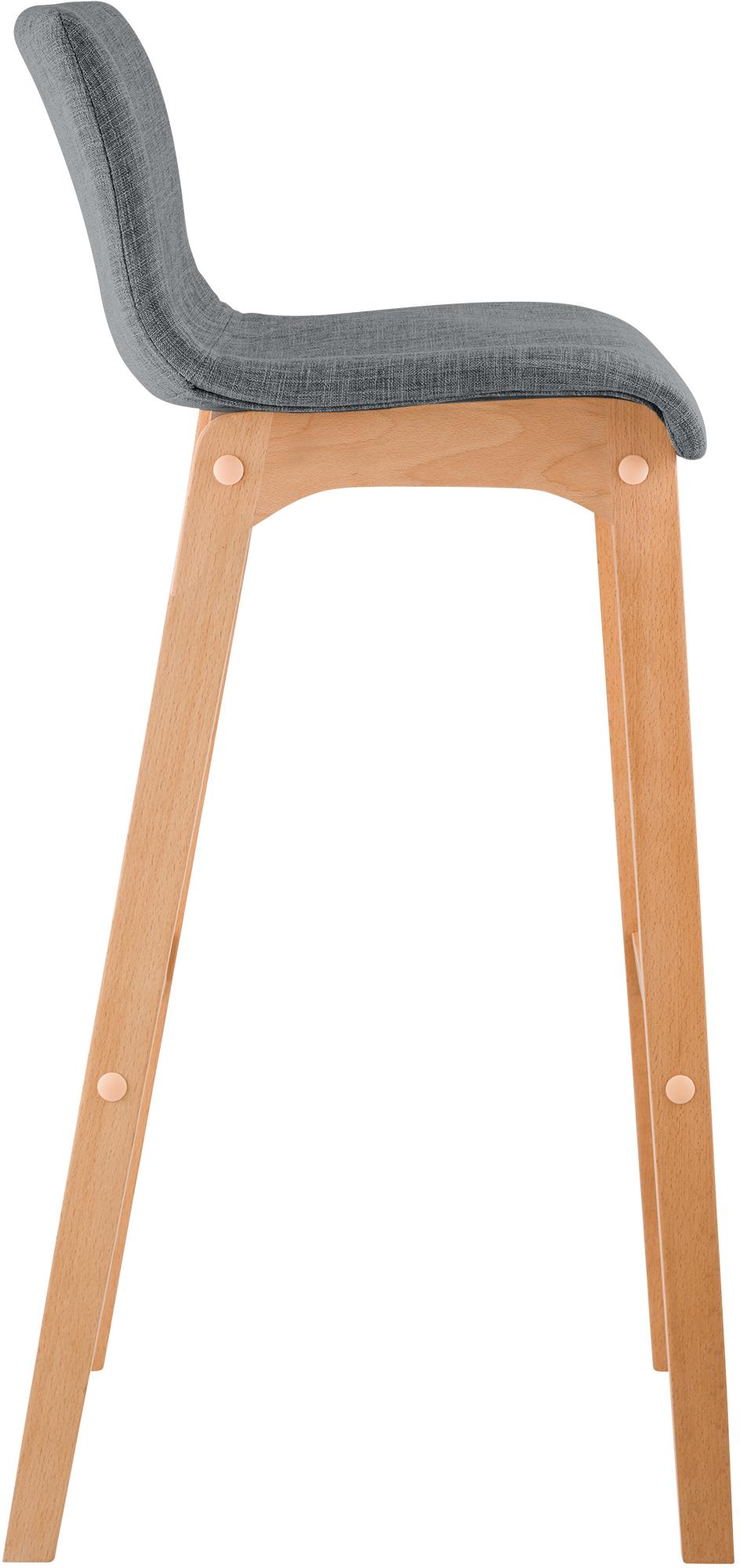 2x Barkruk Hover Stof 4-Pootsframe Natura