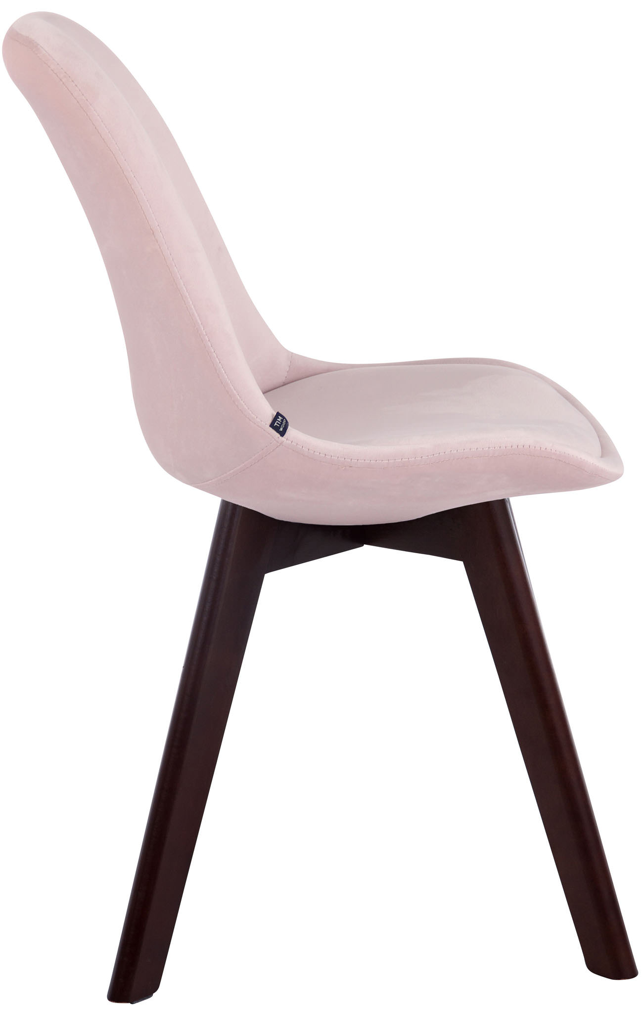 Set van 4 Eetkamerstoelen Borneo Fluweel