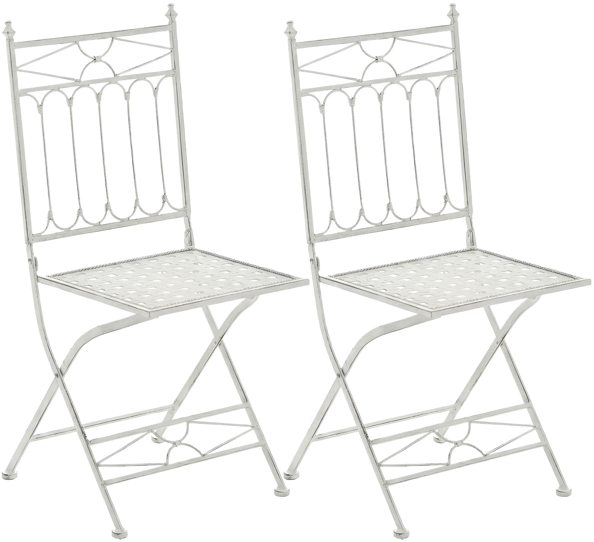 Set van 2 opvouwbare tuinstoelen Asina