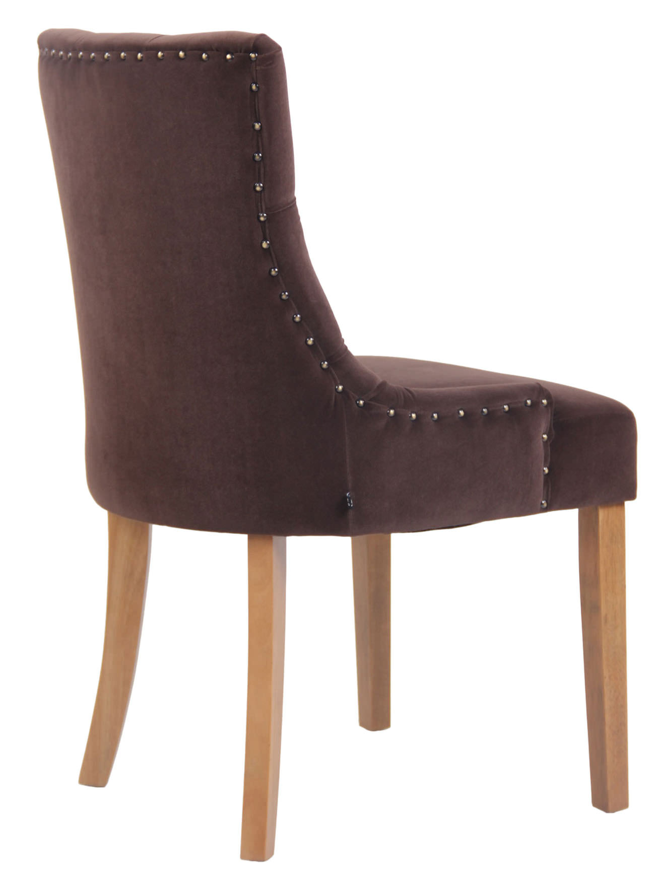 Set van 4 eetkamerstoelen Aberdeen Fluweel