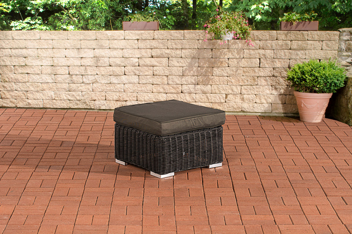 Polyrattan hocker Bilbao / Madeira