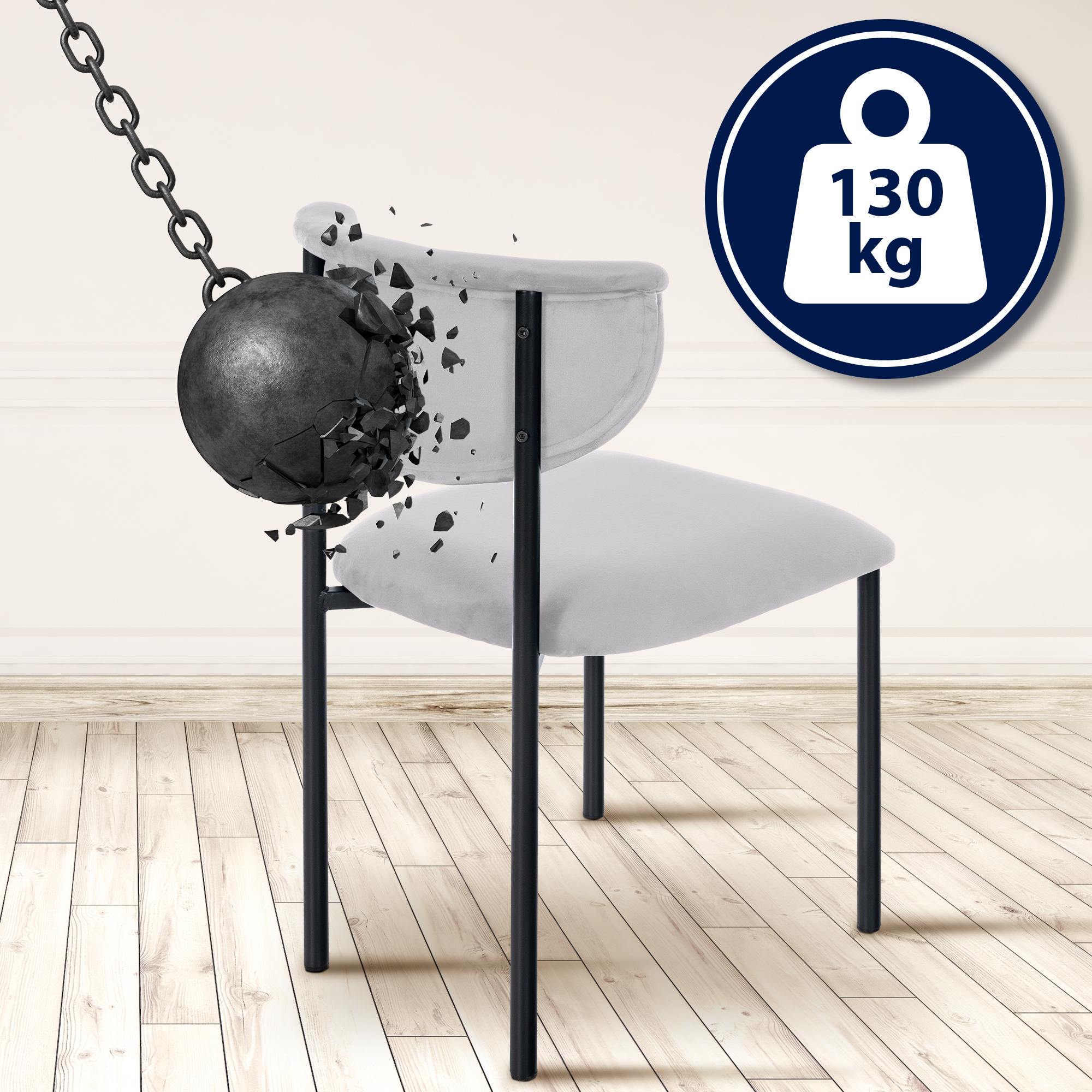 Eetkamerstoel Gambell fluweel