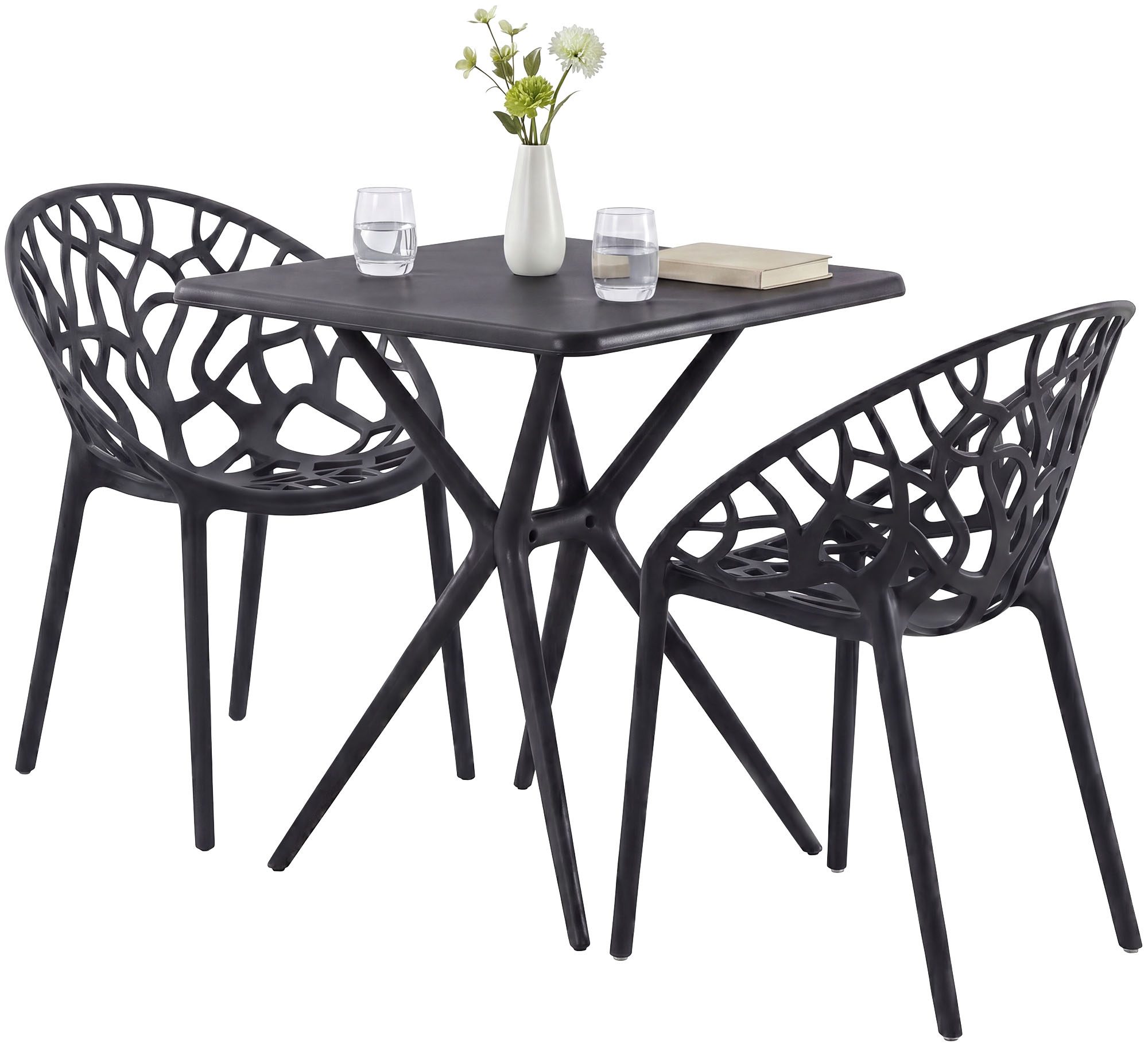 Tuinmeubelset Lumera met 2 stoelen