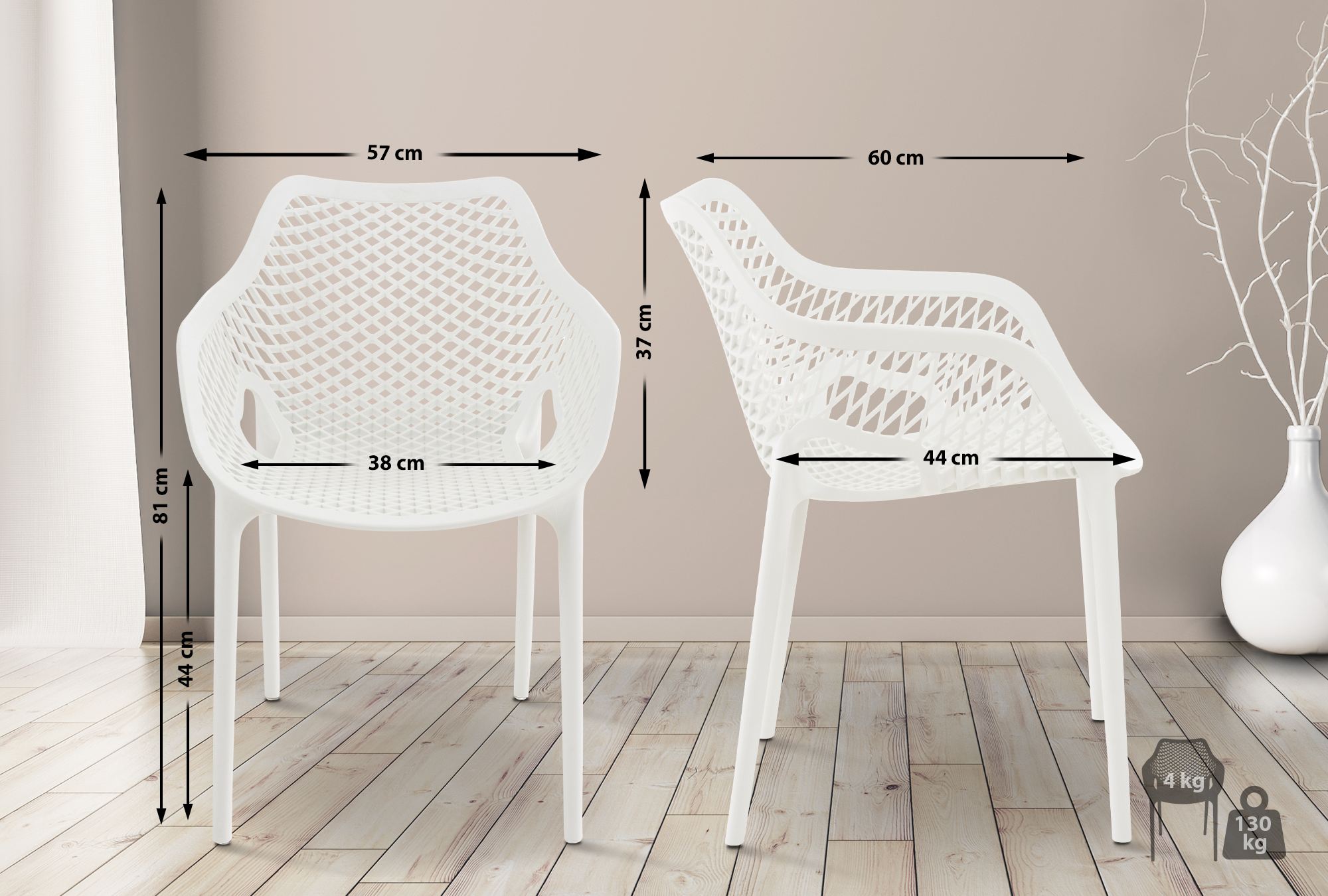 Stapelbare Stoel Air XL