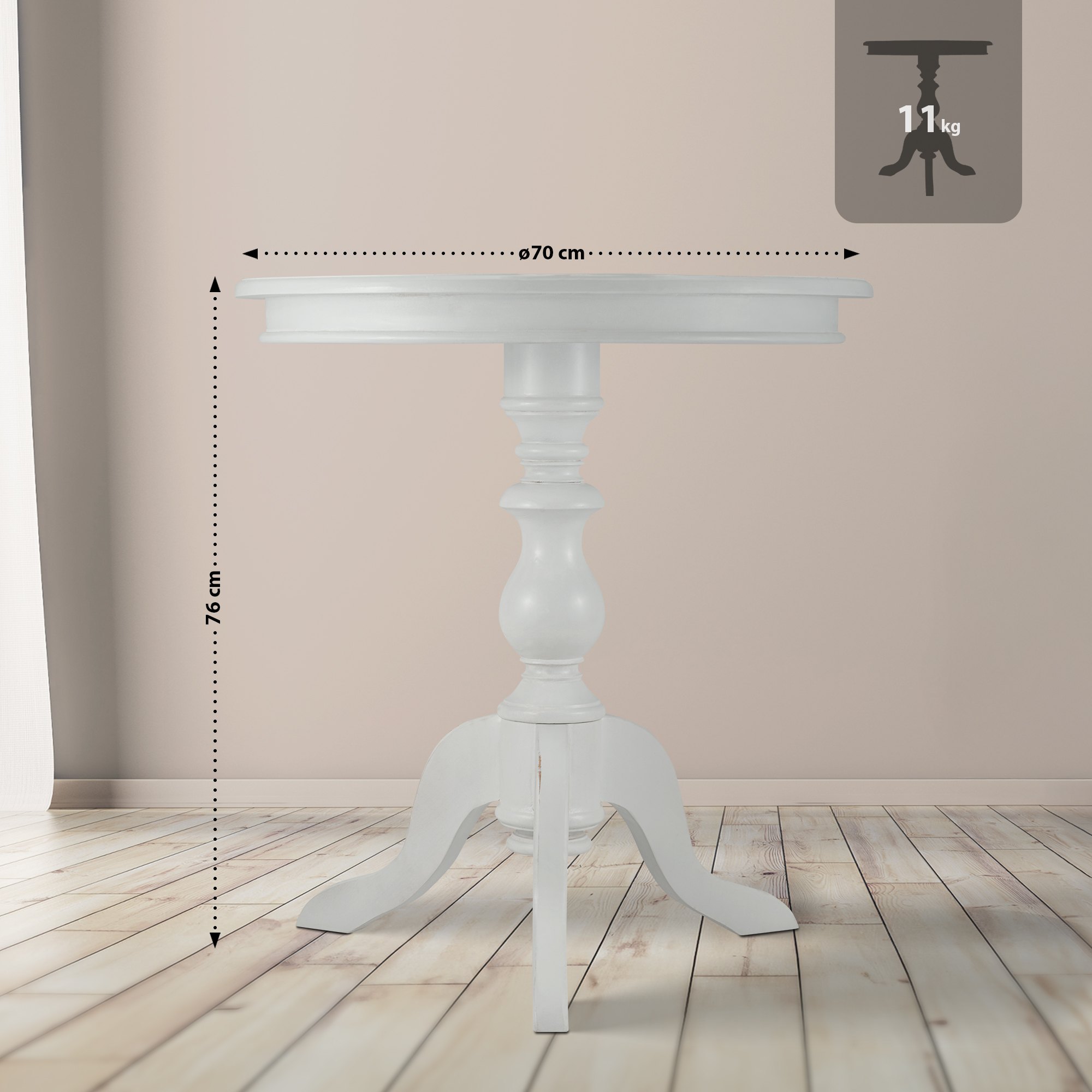 Bijzettafel Wiva 70 cm