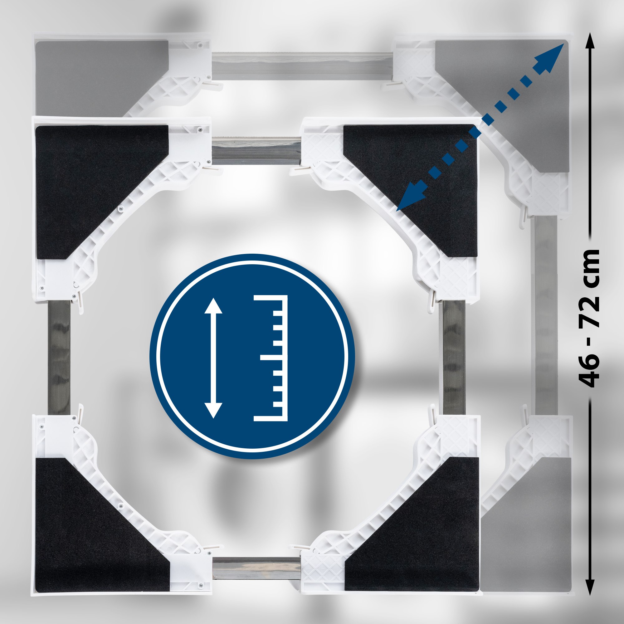 Aansluitframe voor wasmachines