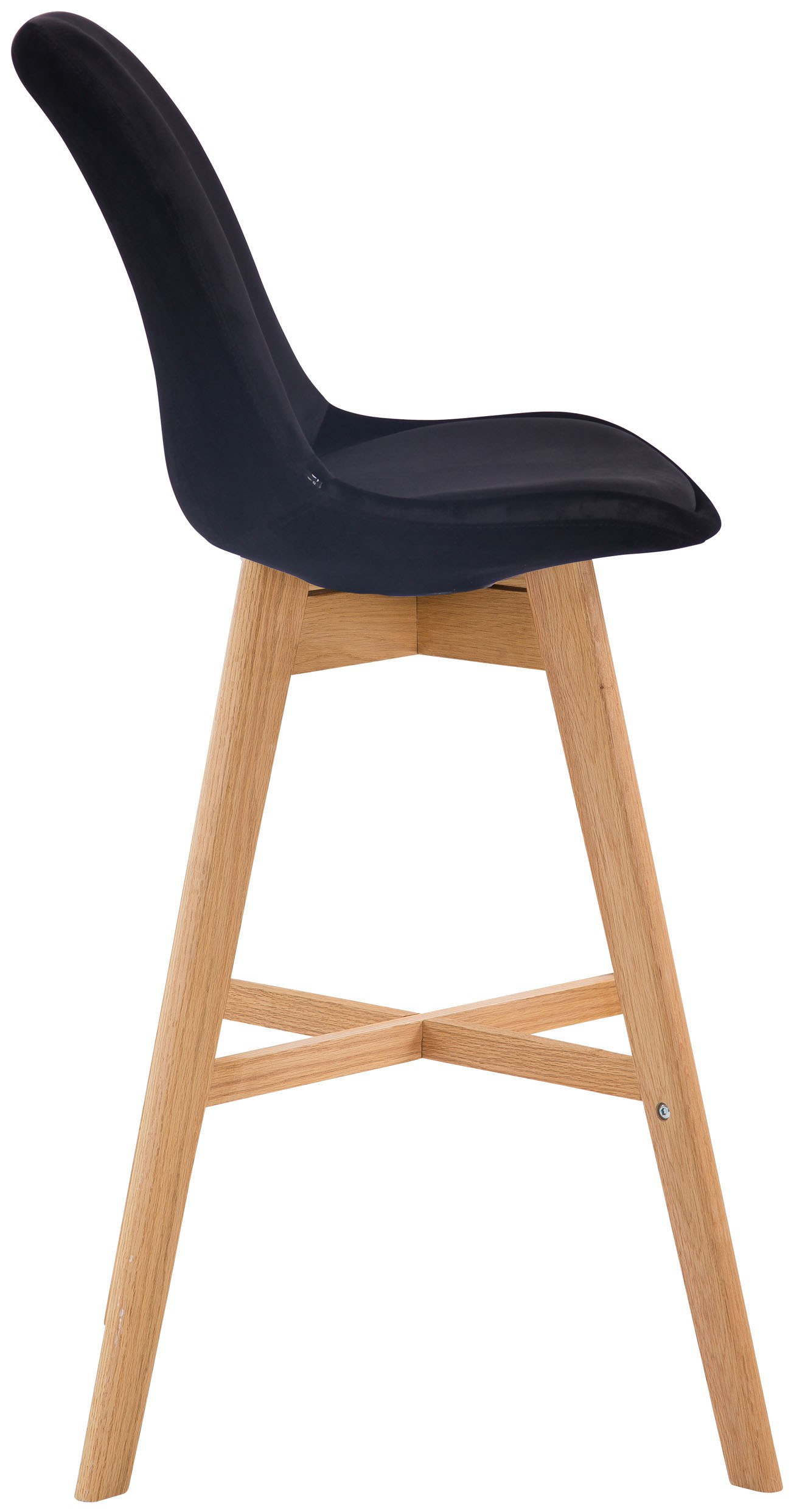 Set van 2 barkrukken Cannes fluweel
