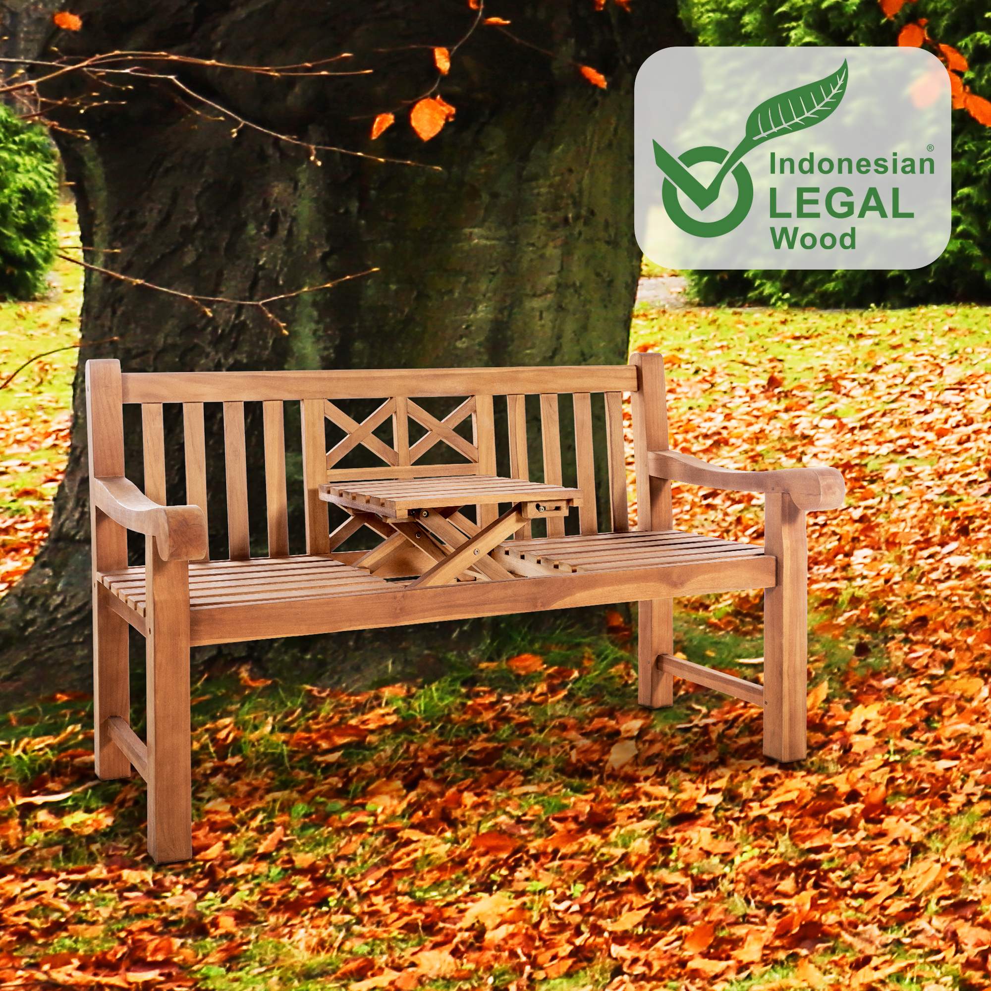 Tuinbank Luka Teak