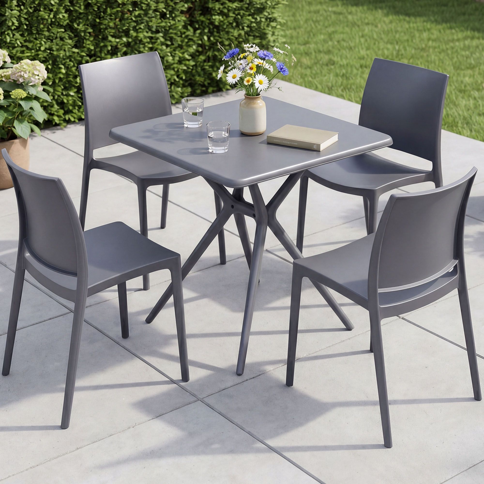 Tuinset Amino met 4 stoelen