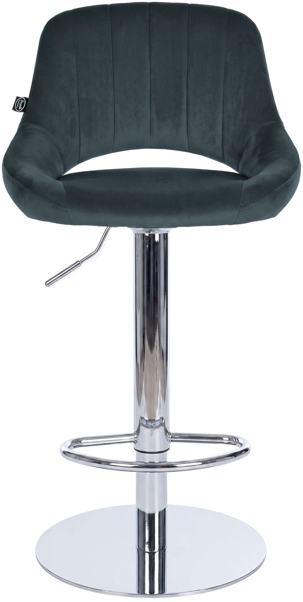Barkruk Milet chroom met extra zware voet