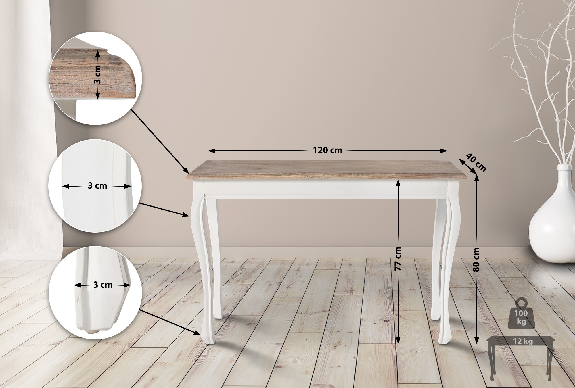 Consoletafel Balto