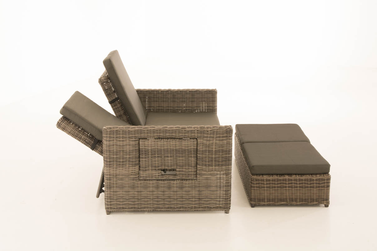 Wicker Loungebank ANCONA 5mm