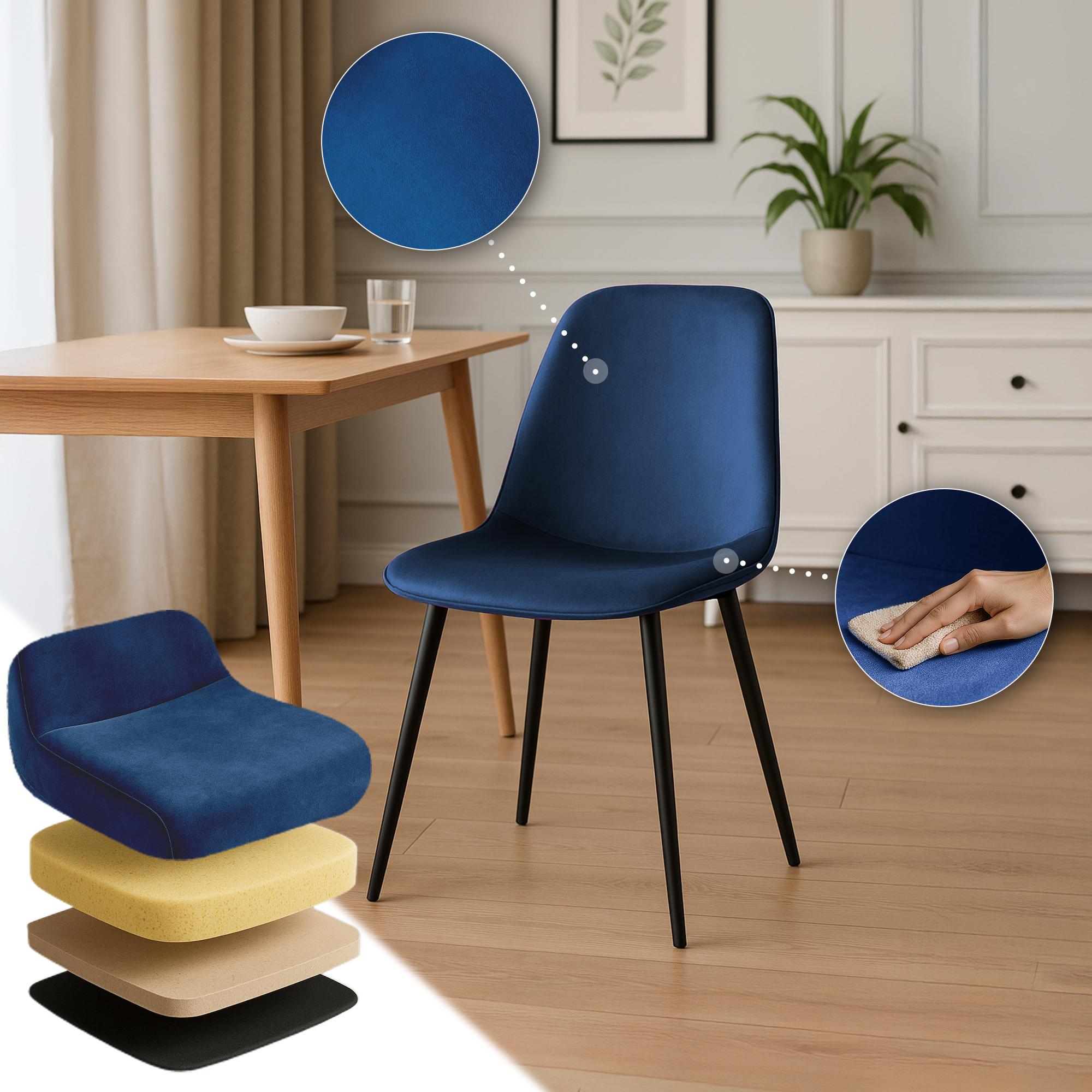 Set van 2 eetkamerstoelen Maryam