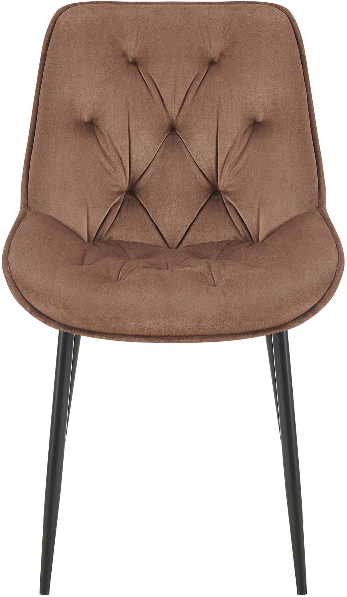 Set van 2 eetkamerstoelen Wallace fluweel