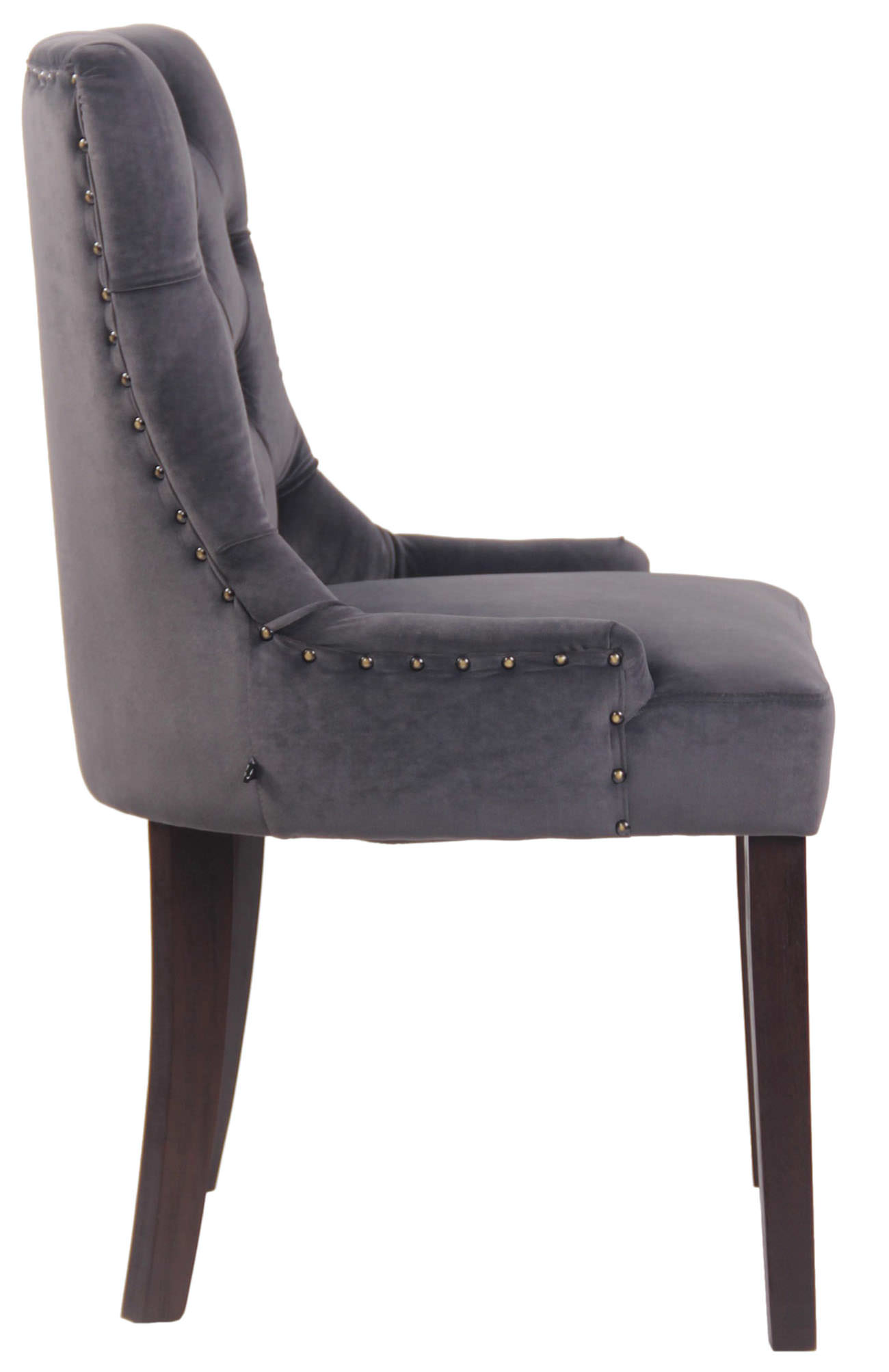 Set van 4 eetkamerstoelen Aberdeen Fluweel