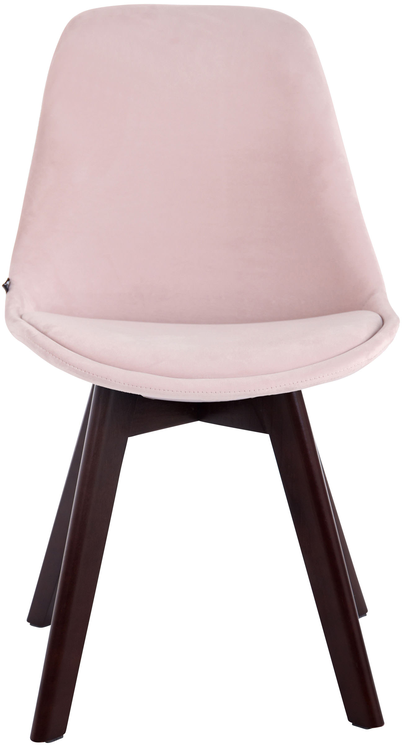 Set van 4 Eetkamerstoelen Borneo Fluweel