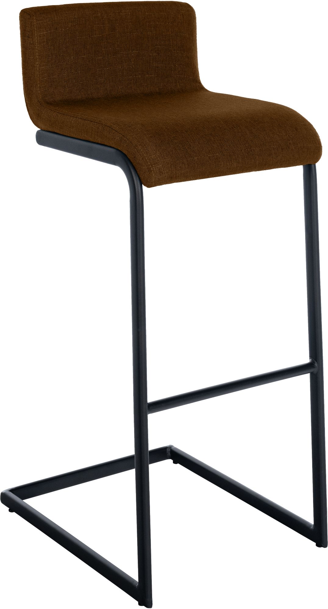 Set van 2 barkrukken Newport zwart metalen frame