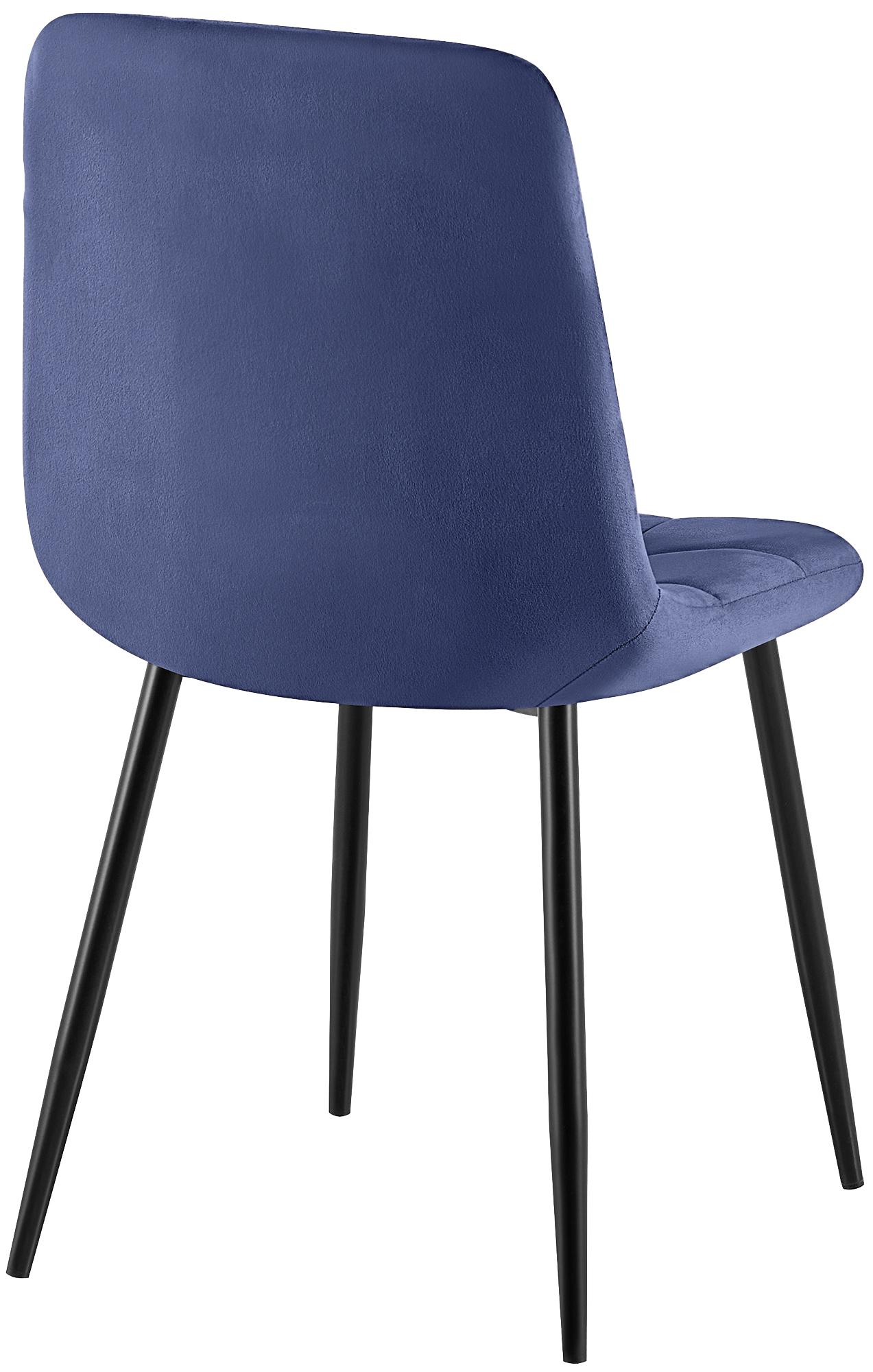 Set van 4 Eetkamerstoelen Antibes Fluweel