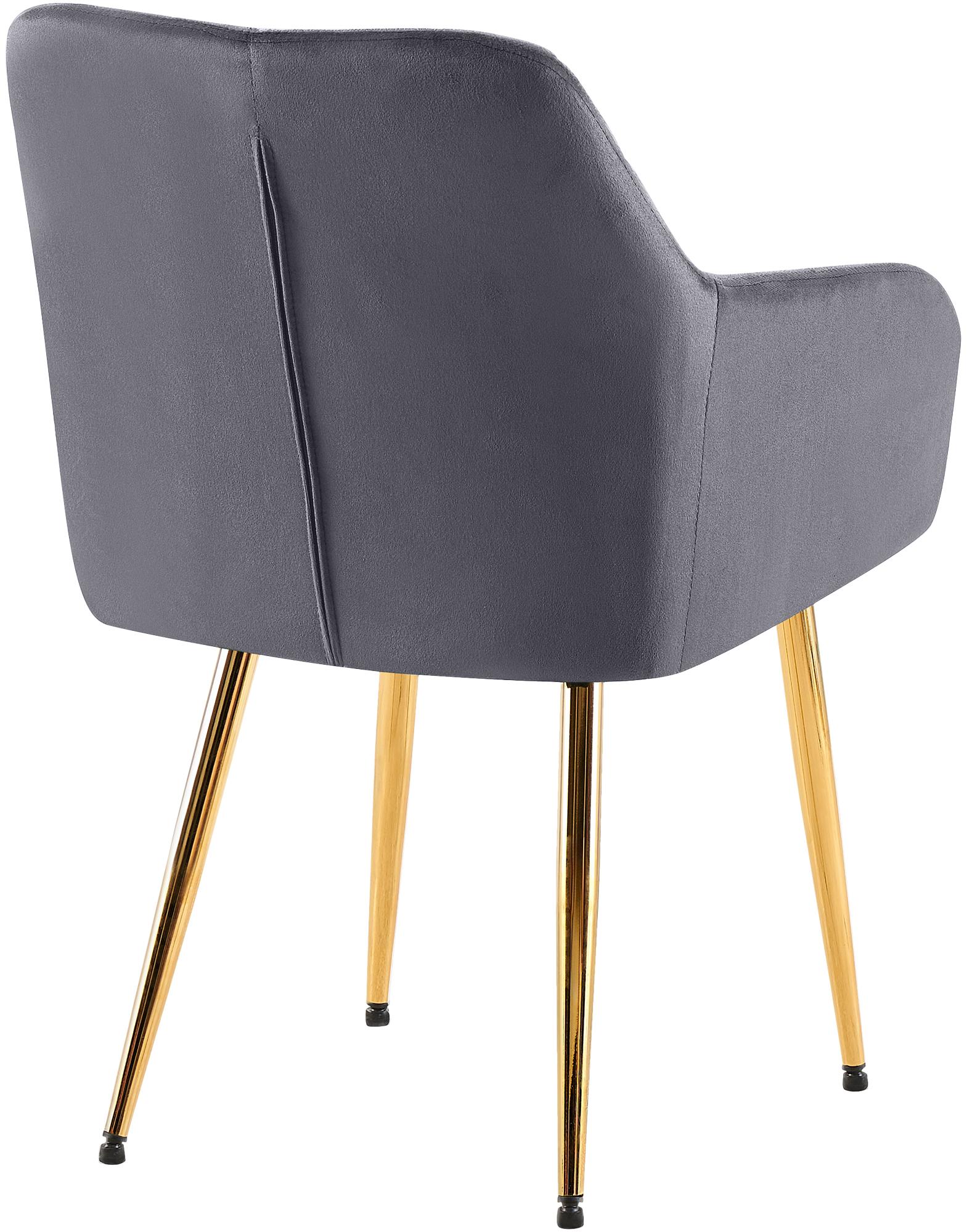 Set van 2 eetkamerstoelen Monett fluweel