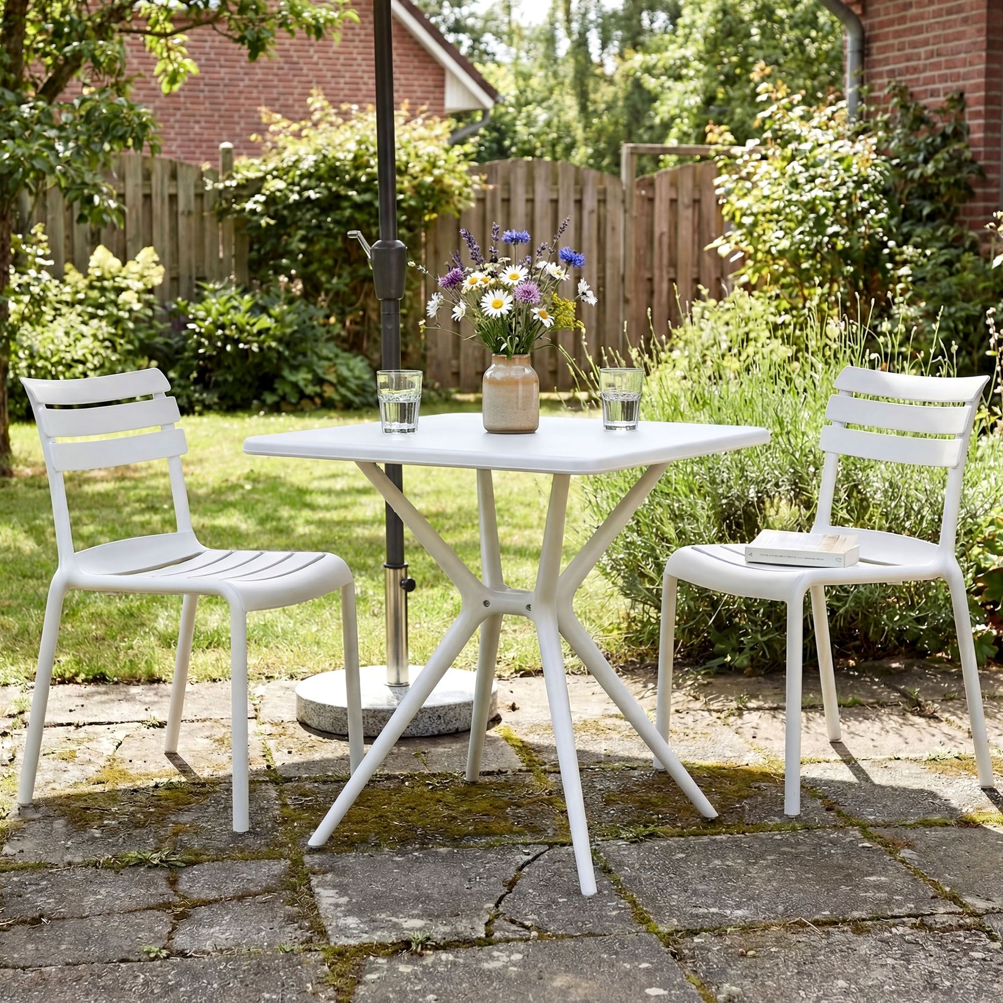Tuinset Vela met 2 stoelen
