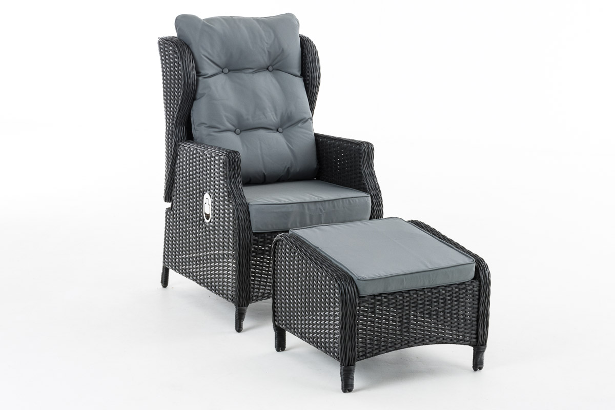 Fauteuil Breno met kruk