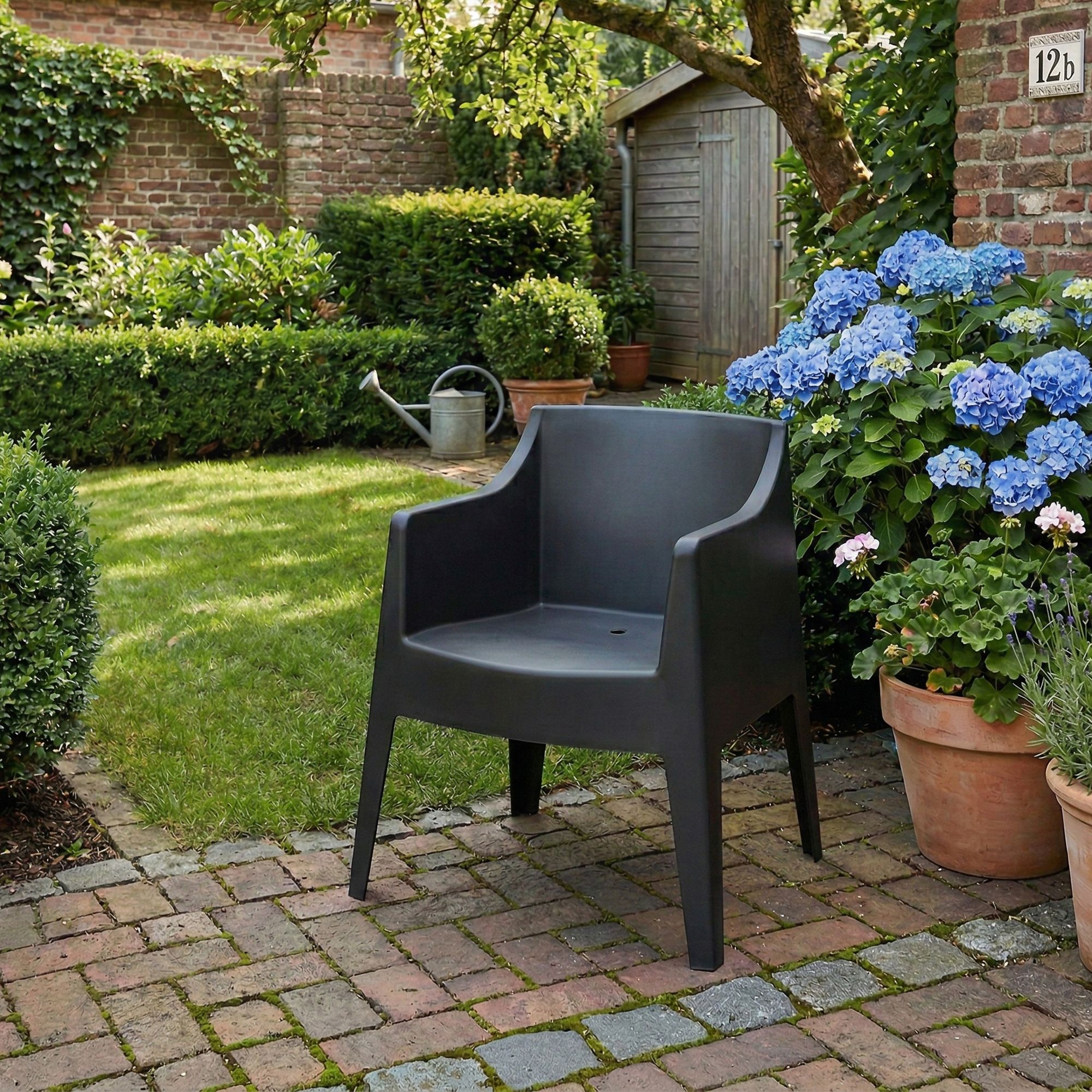 Set van 6 tuinstoelen Bartal
