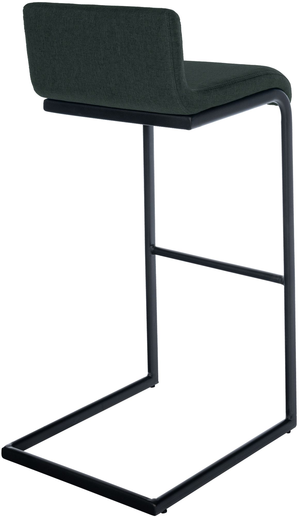 Set van 2 barkrukken Newport zwart metalen frame