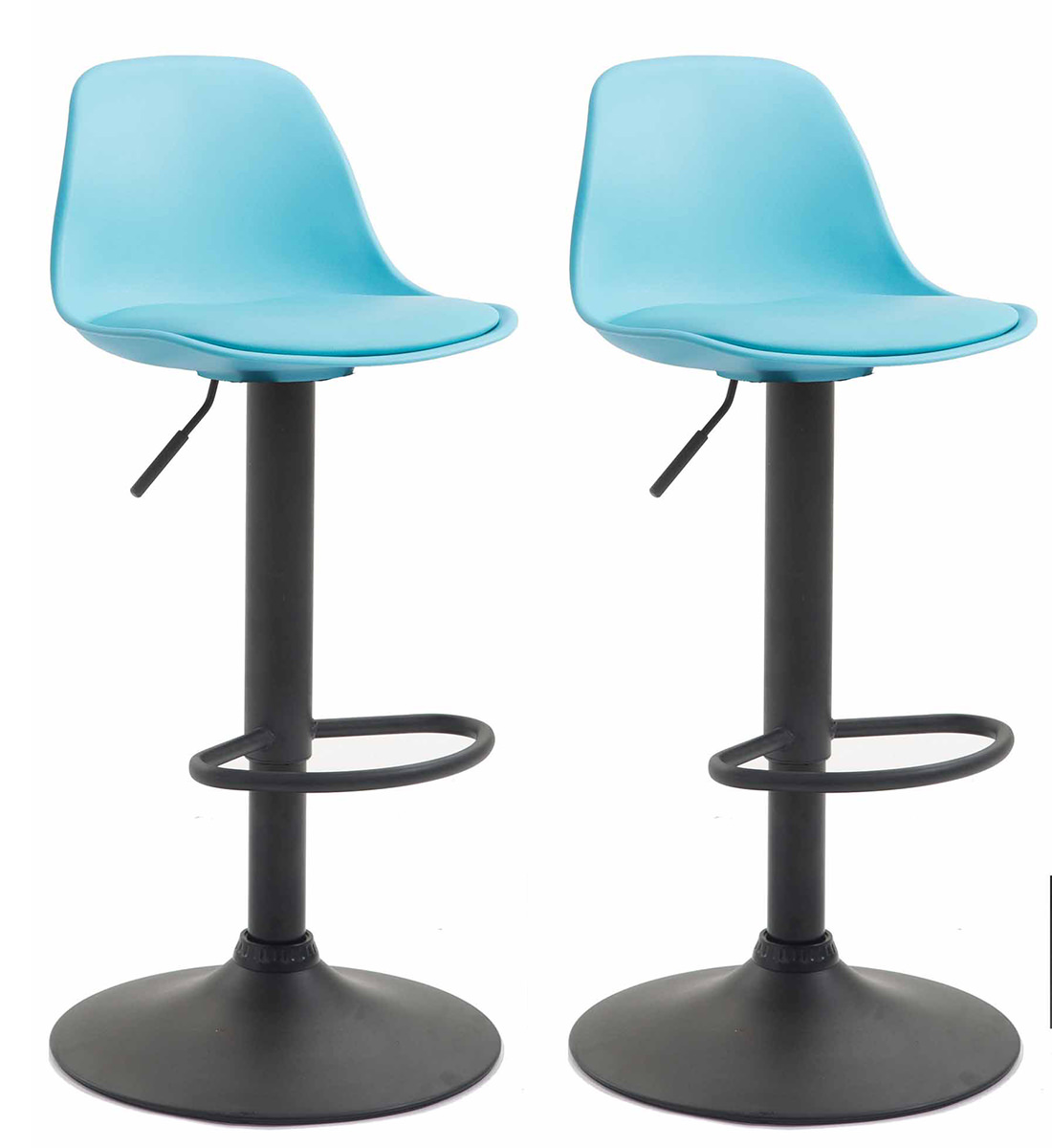 Set van 2 barkrukken Kiel Kunstleer
