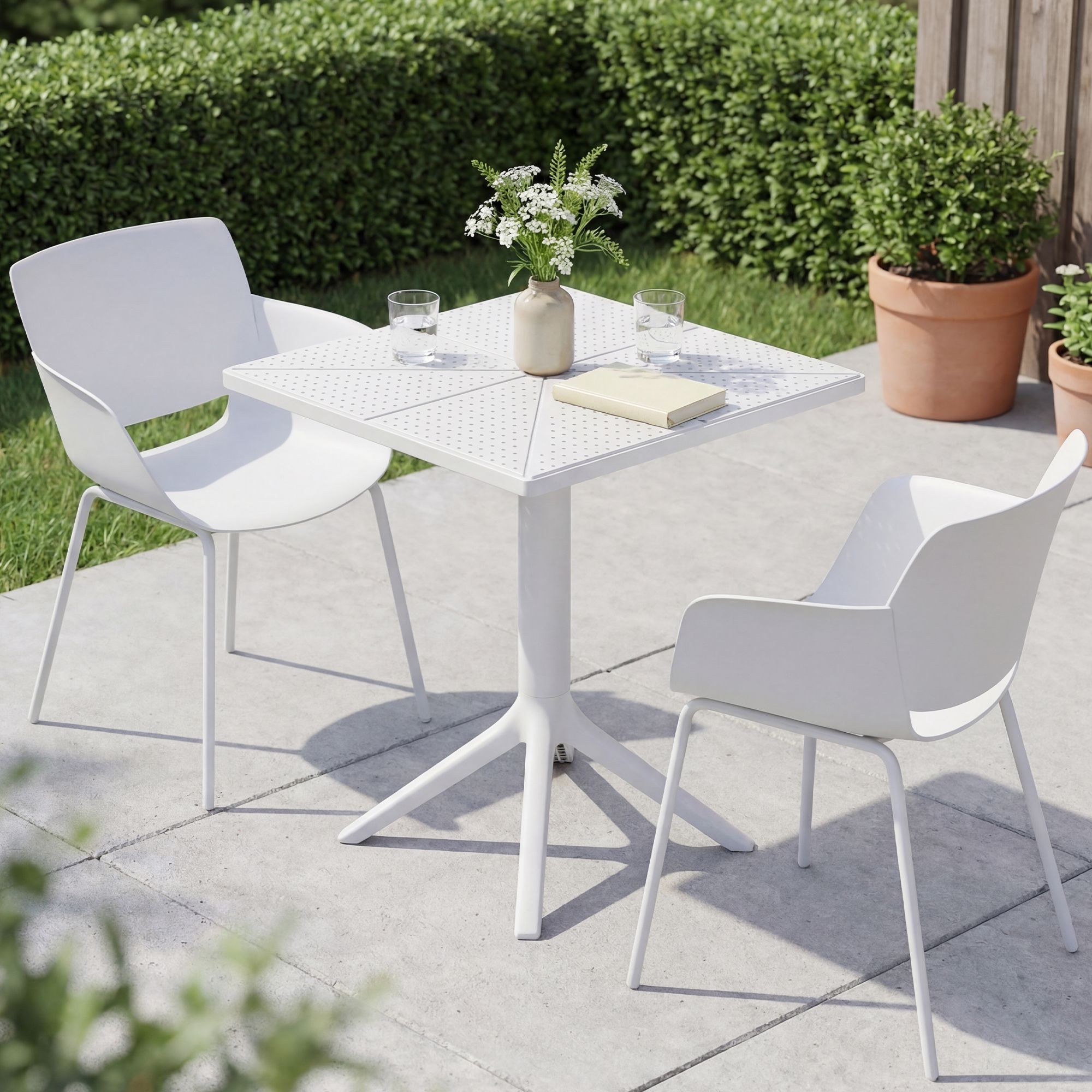 Tuinmeubelset Norva met 2 stoelen