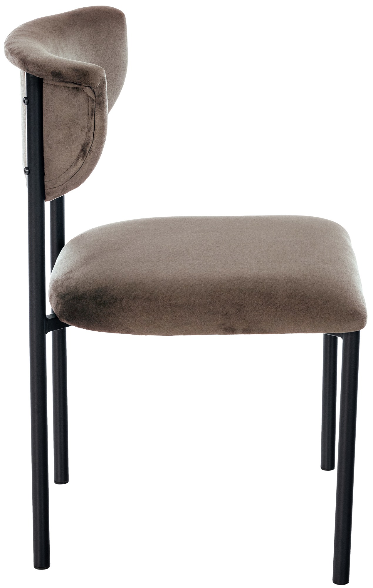 Set van 2 eetkamerstoelen Gambell fluweel
