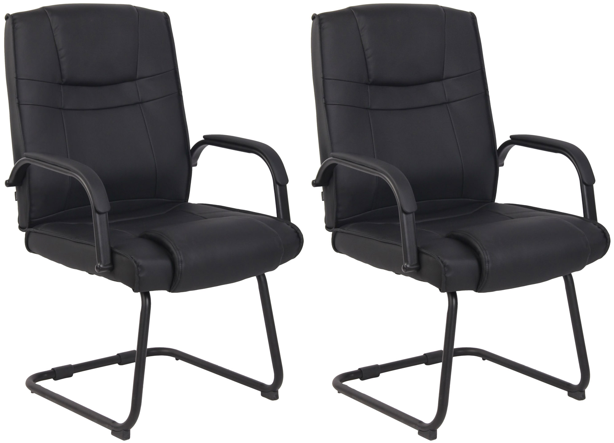 Set van 2 Eetkamerstoelen Attila Kunstleer