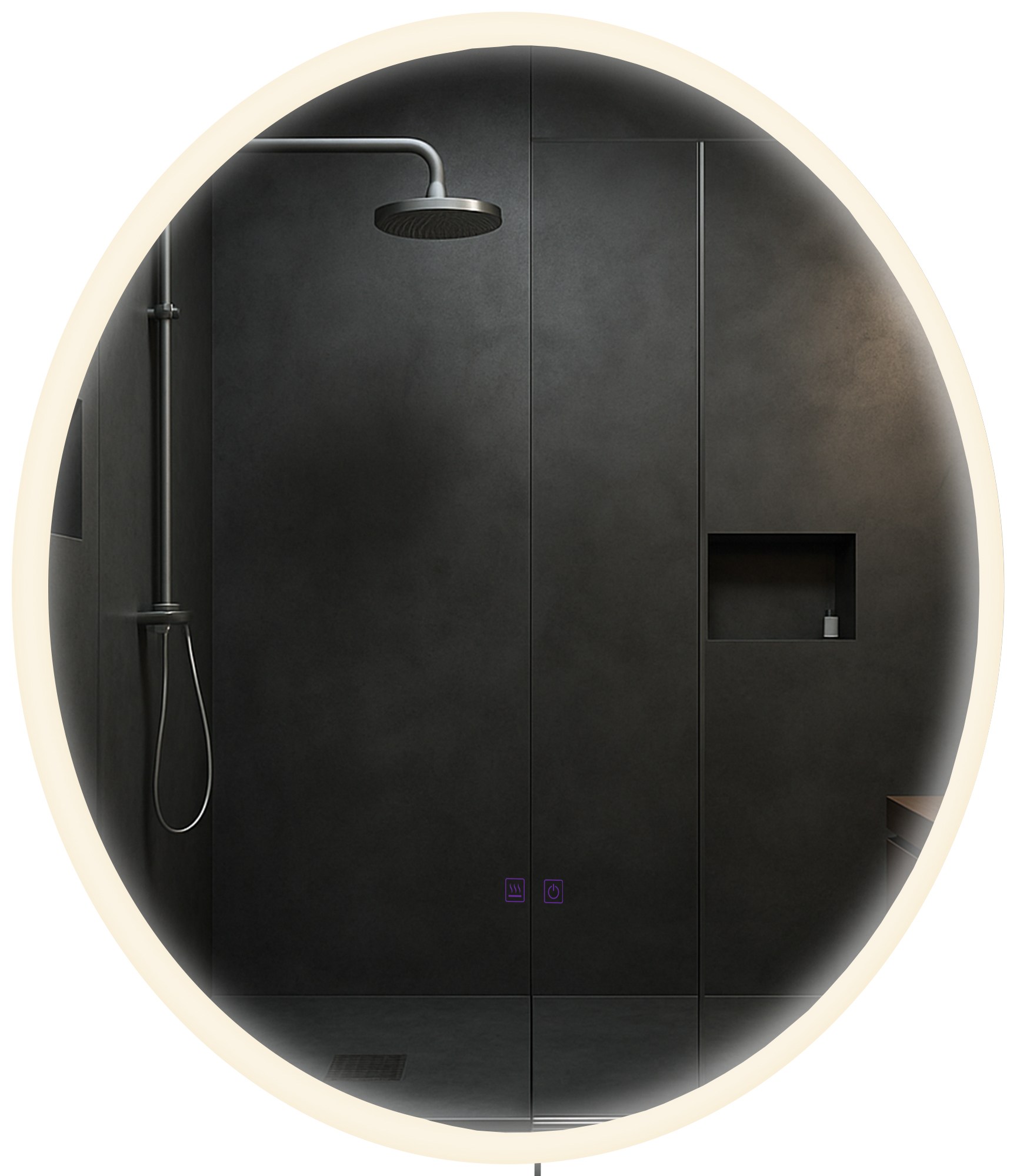 Badkamerspiegel Laconia met Bluetooth