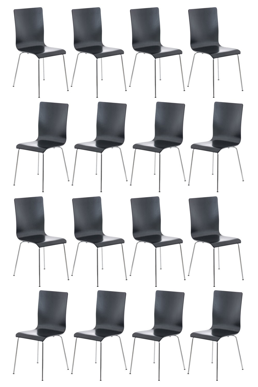  Set van 16 Pepe bezoekersstoelen