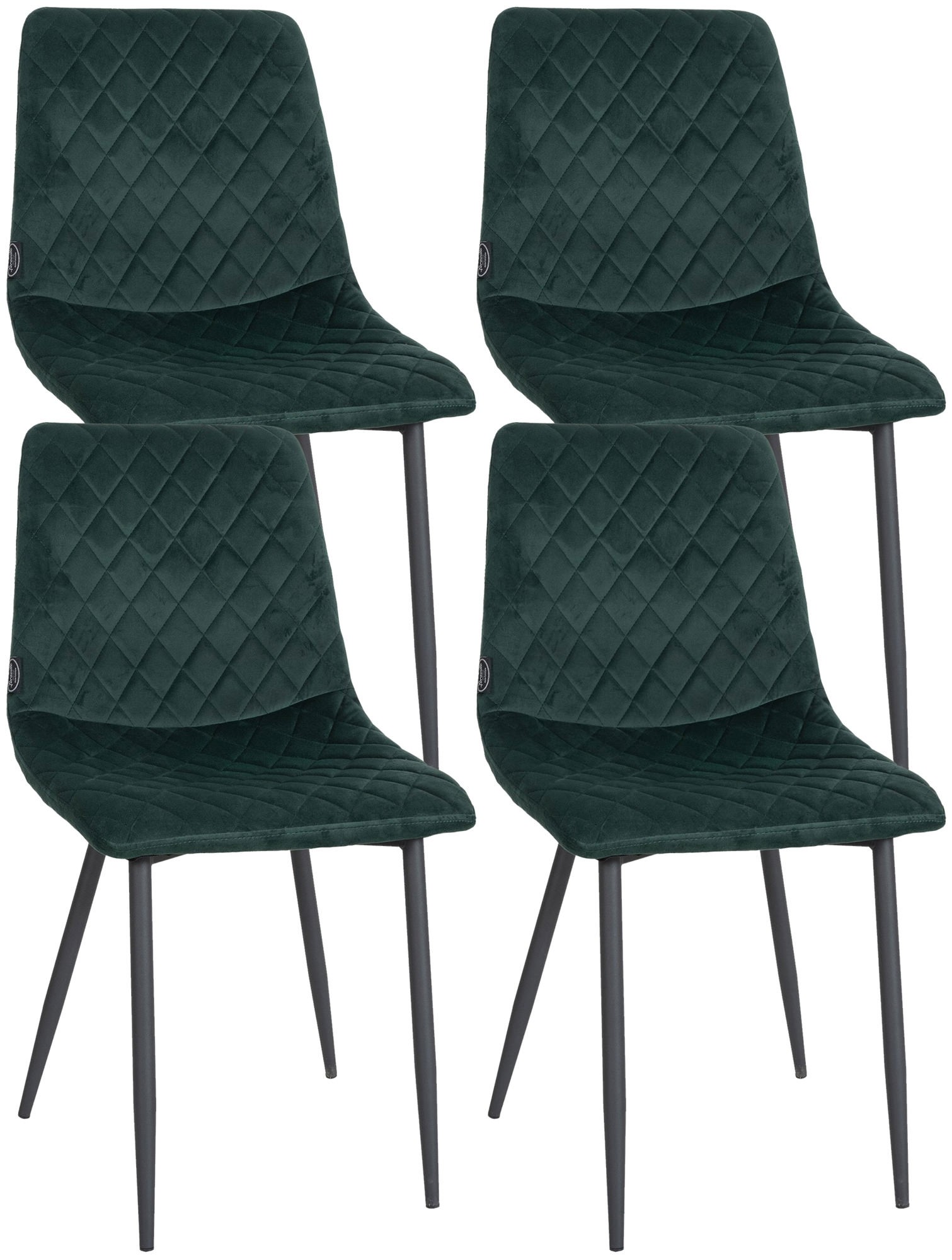 Set van 4 stoelen Telde Fluweel