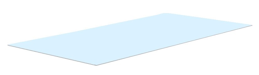 Glazen blad tuintafel Lenox 167x81 cm