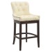 Barhocker Lakewood Echtleder, Antik-dunkel-creme