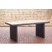 Polyrattan Tisch Avignon-braunmeliert-180 cm