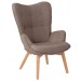 Lounger Durham Stoff-taupe