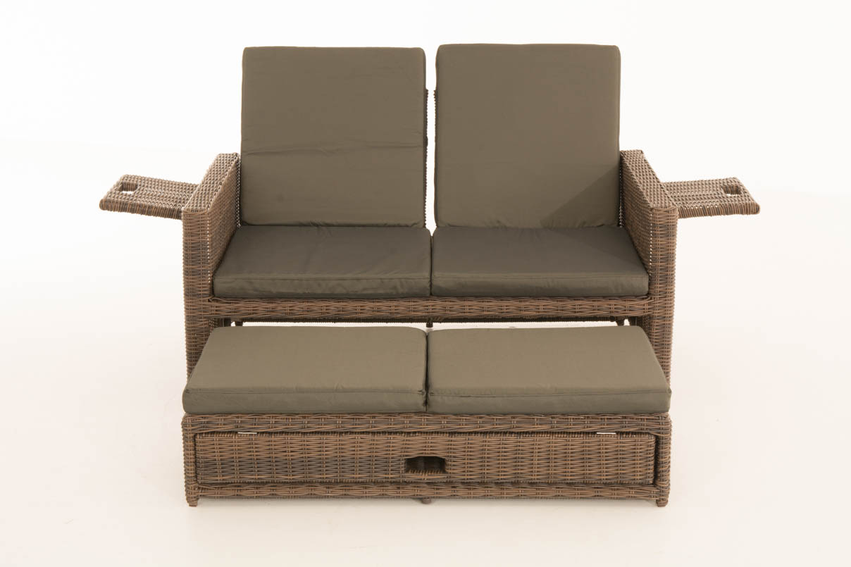 Wicker Loungebank ANCONA 5mm