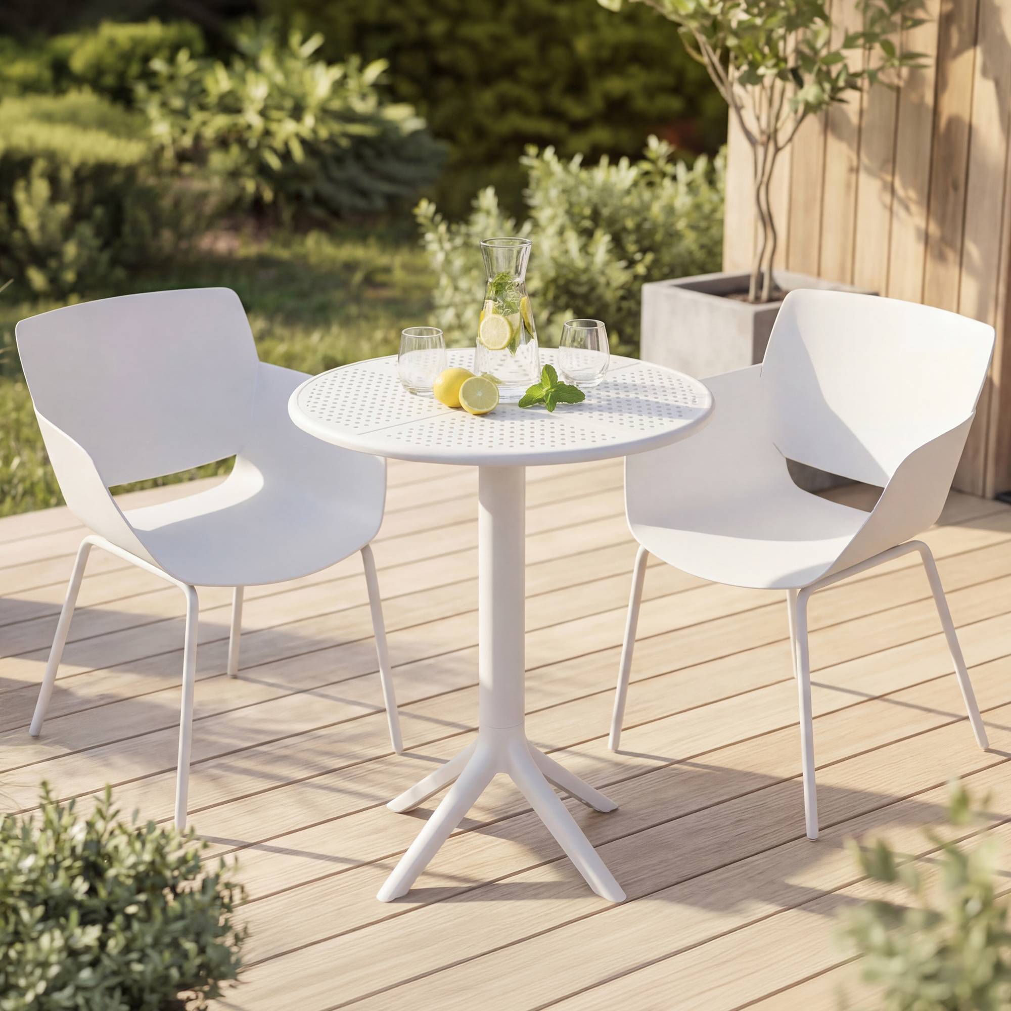 Tuinmeubelset Siora met 2 stoelen