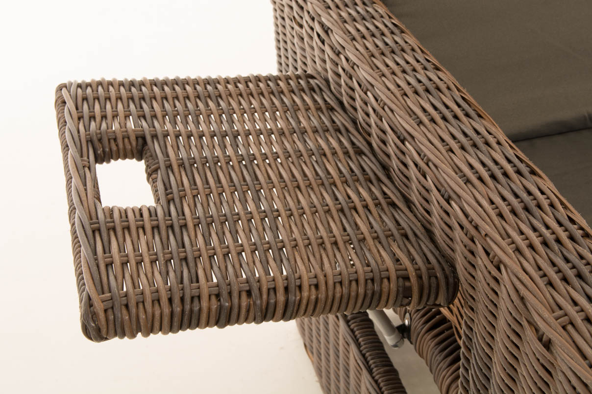 Wicker Loungebank ANCONA 5mm