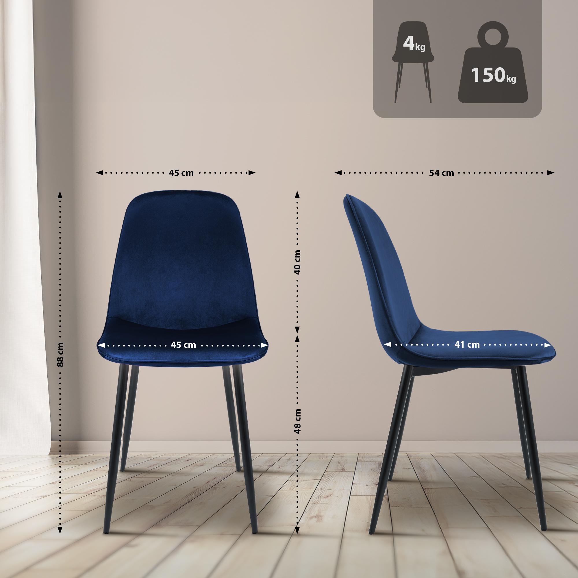 Set van 2 eetkamerstoelen Maryam