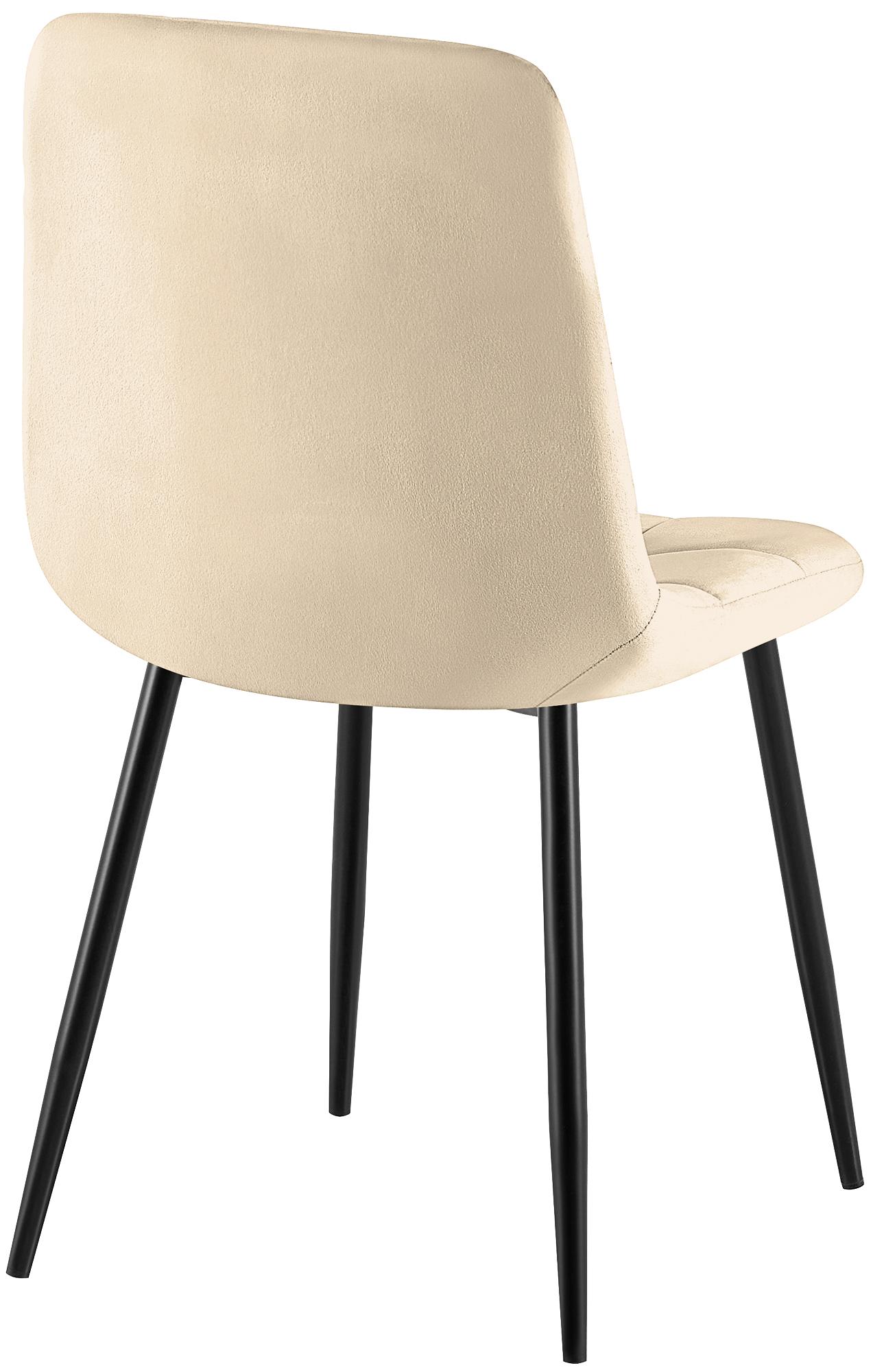 Set van 4 Eetkamerstoelen Antibes Fluweel