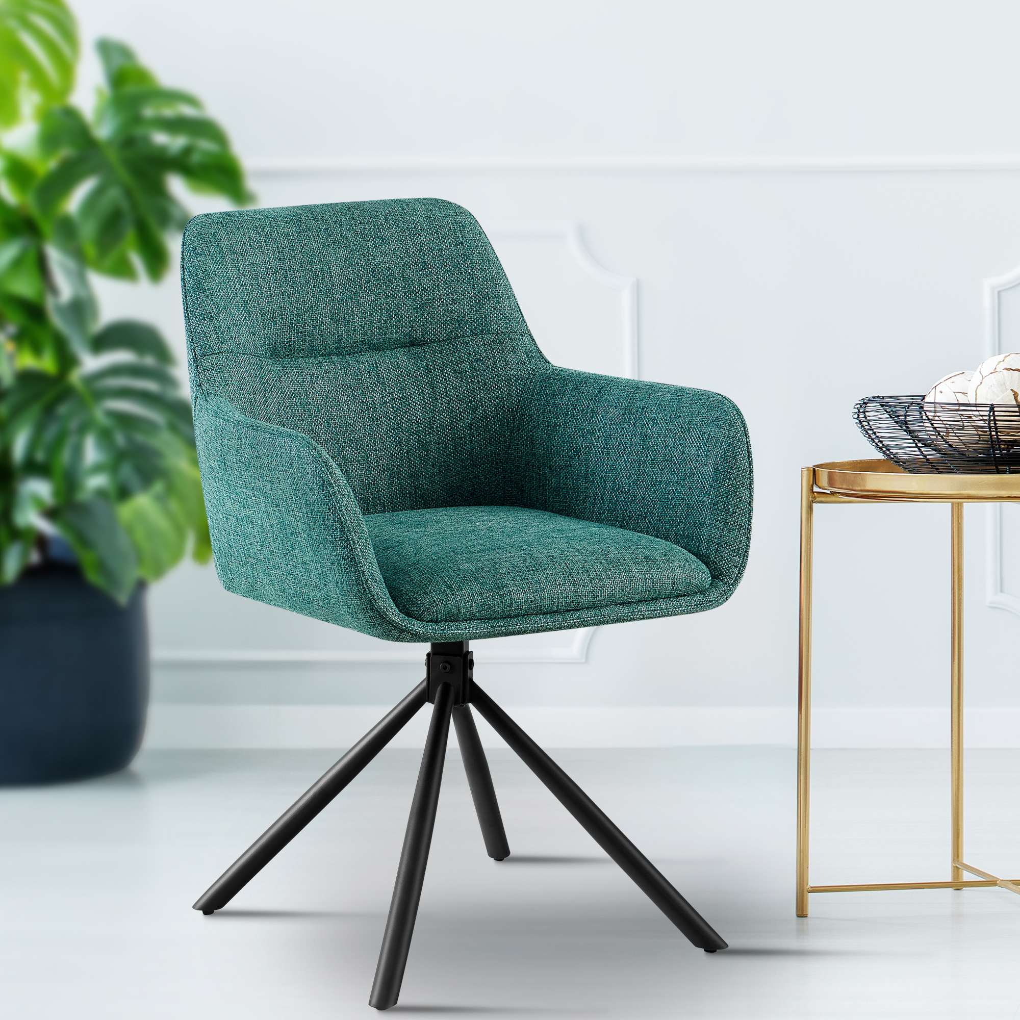 Set van 2 Eetkamerstoelen Tipton