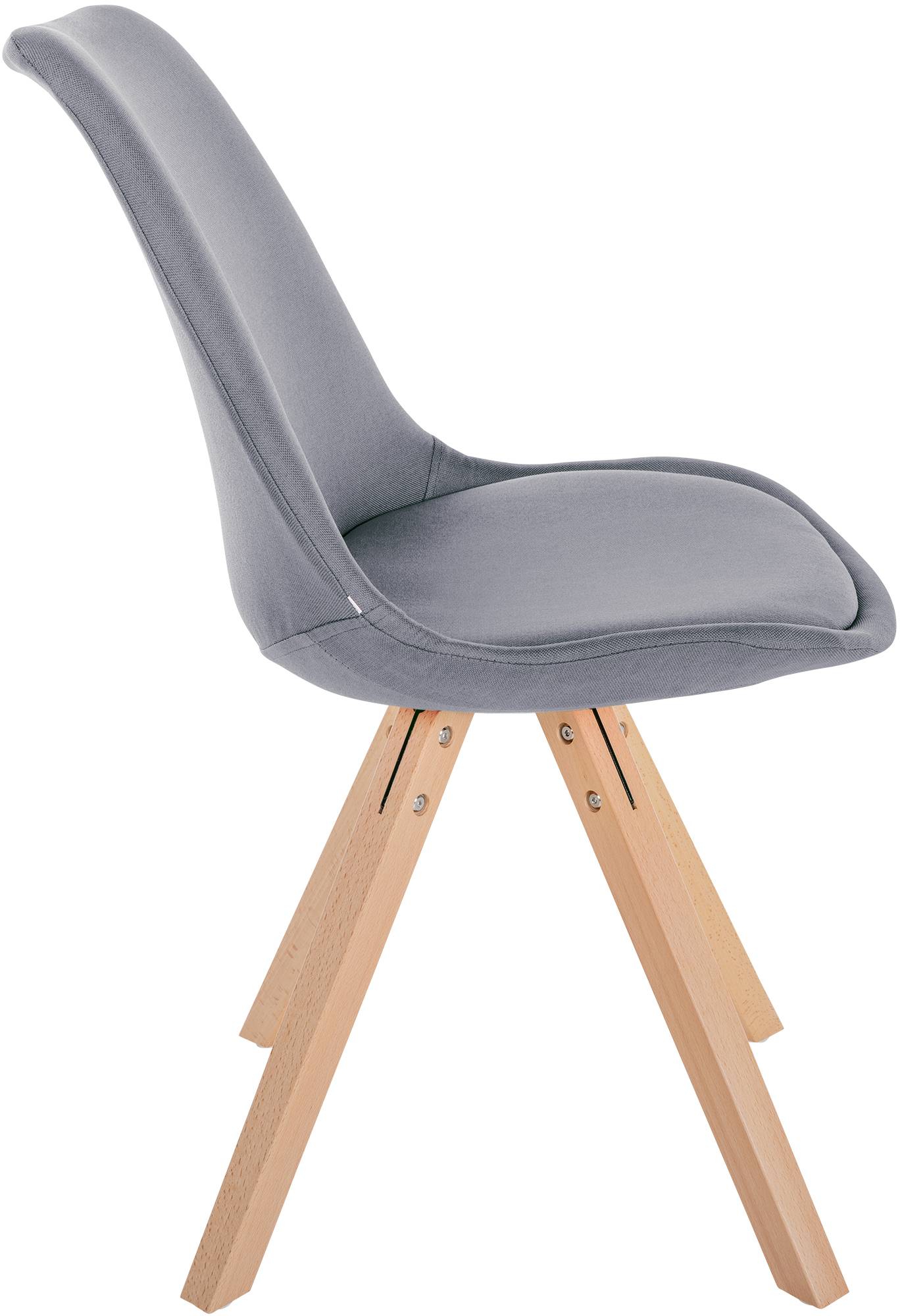 Set van 4 eetkamerstoelen Sofia Stof