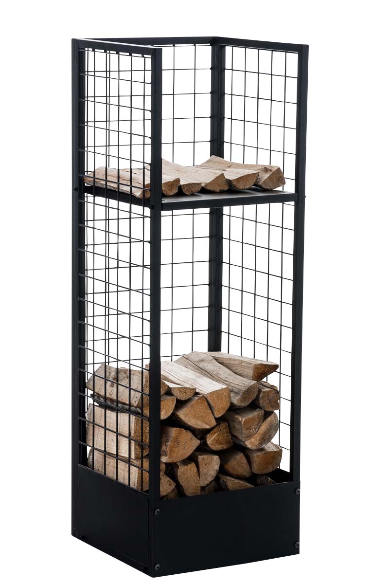 ​​Brandhoutrek Forrest,120 x 40 x 40 cm metaal