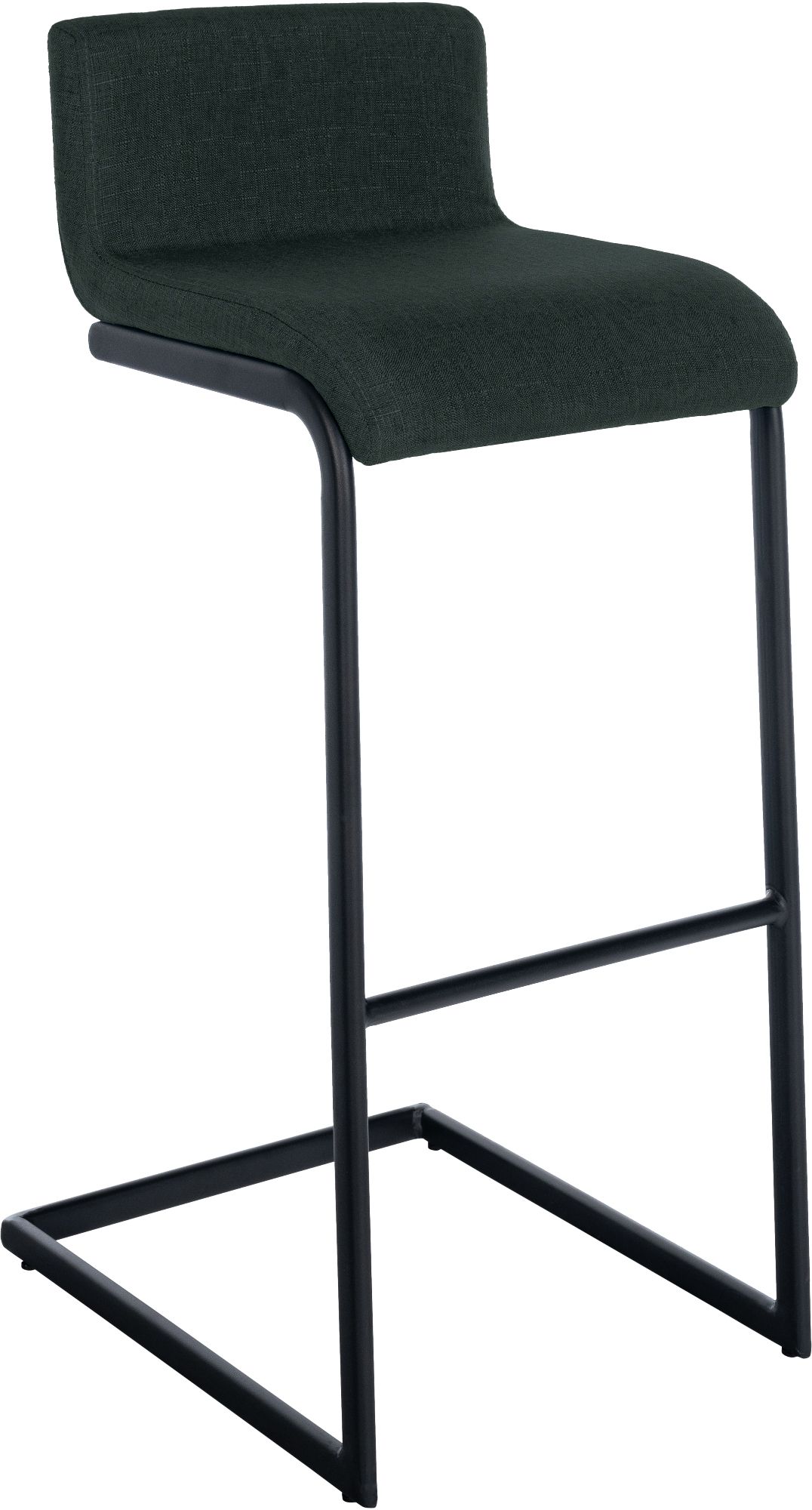 Set van 2 barkrukken Newport zwart metalen frame
