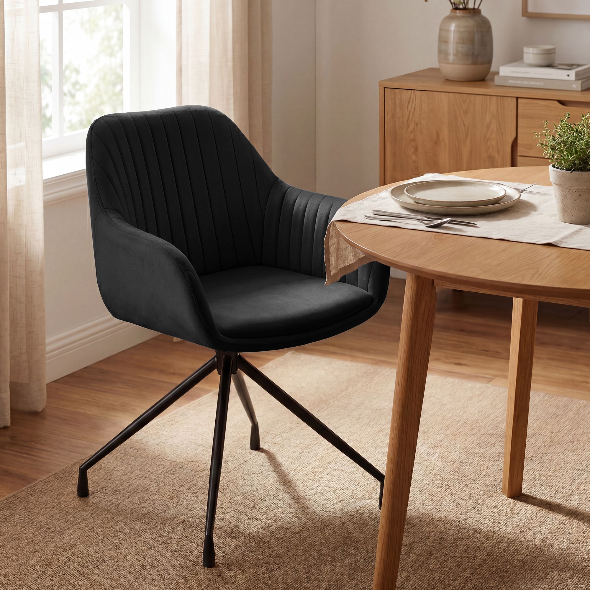 Set van 2 Eetkamerstoelen Novanis