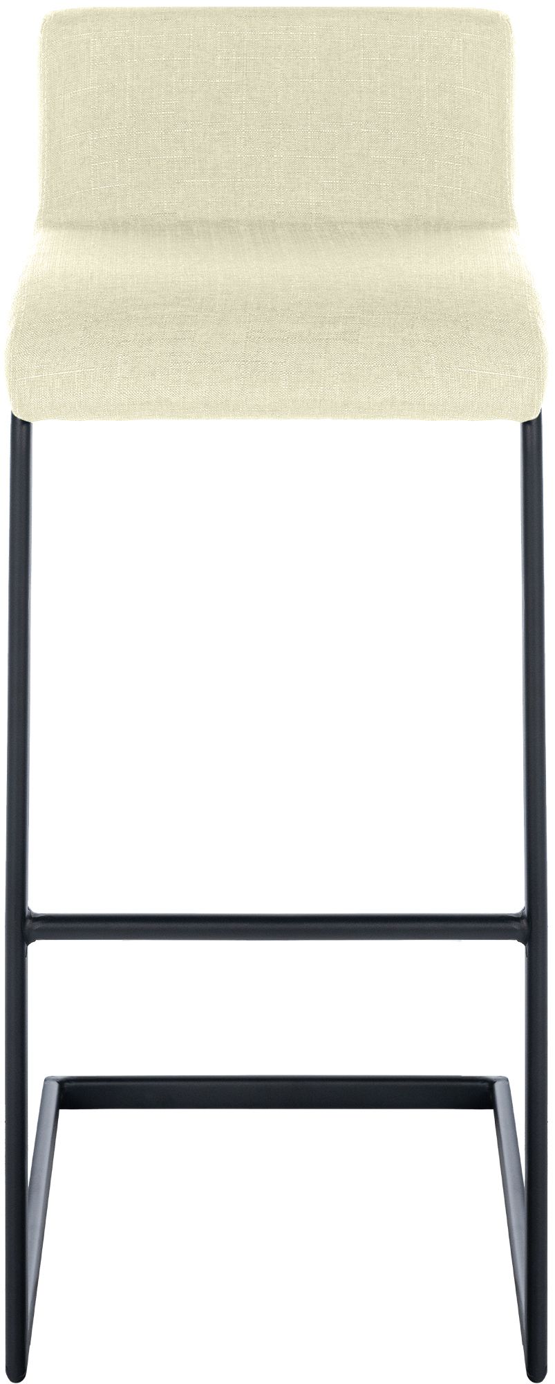 Set van 2 barkrukken Newport zwart metalen frame