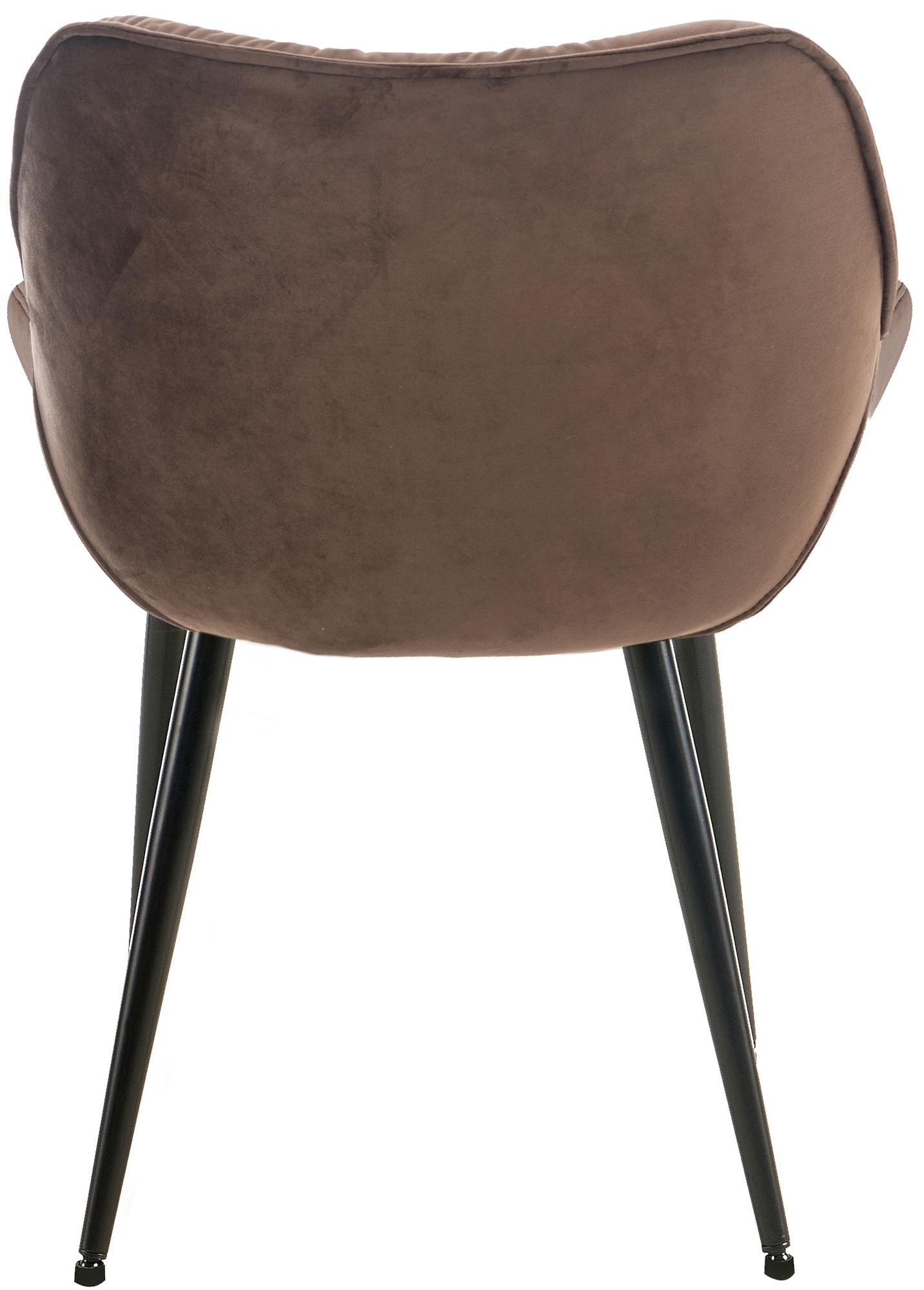 Set van 2 eetkamerstoelen Tanna fluweel